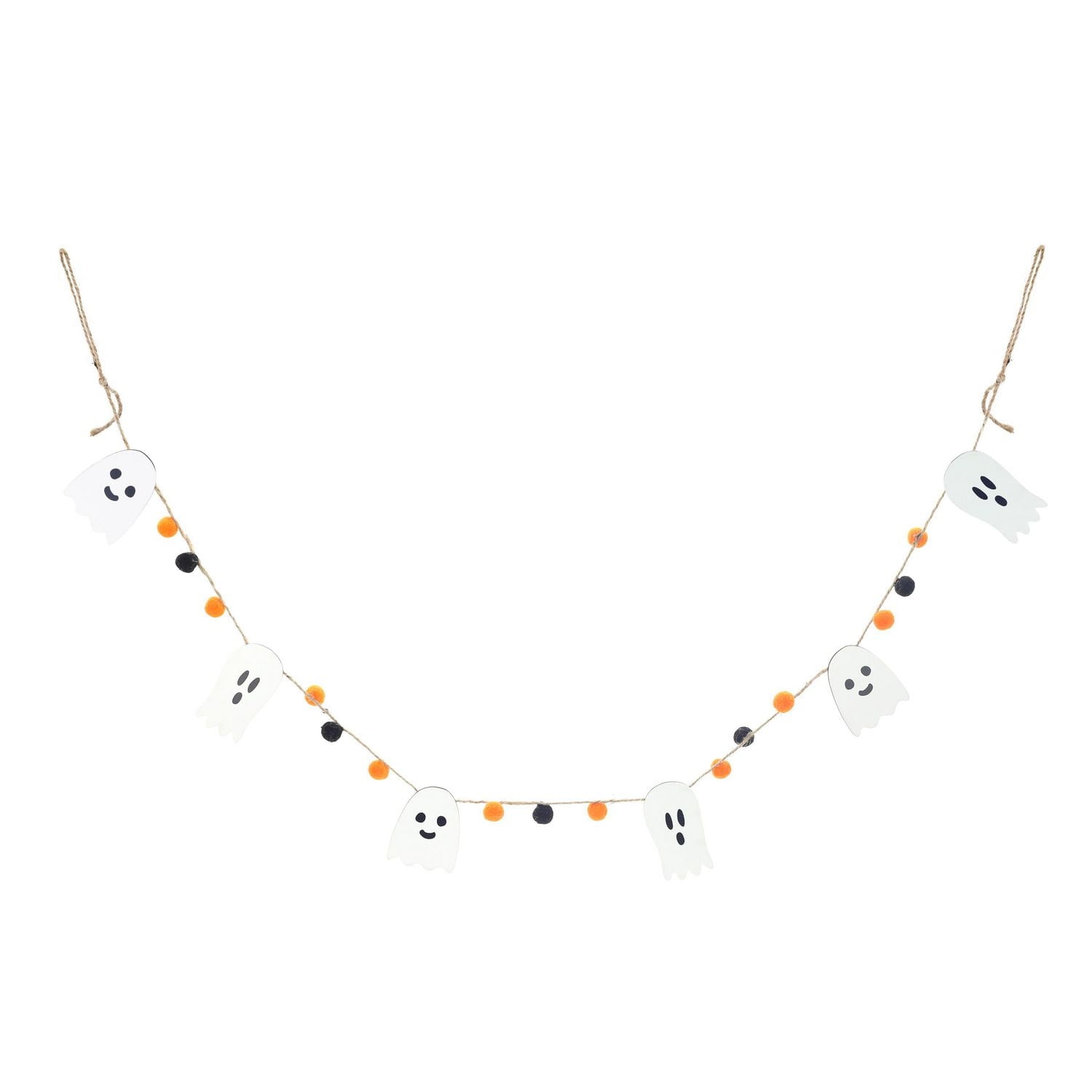 Manière de célébrer Halloween Wood Ghost Garland