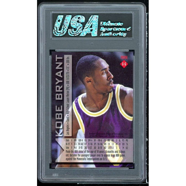 Kobe Bryant Card 1997 Collector's Edge Impulse Promo #6-6 USA 8.5