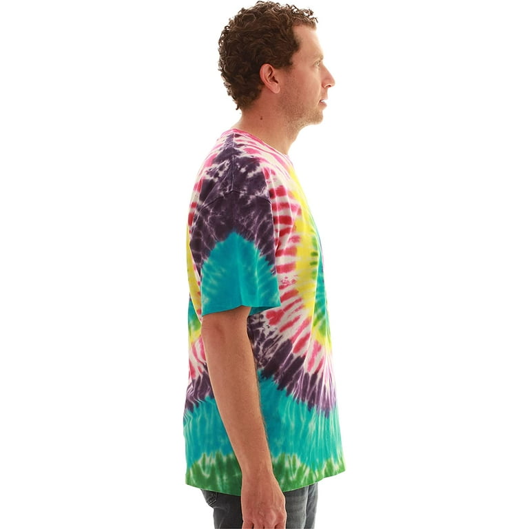 Whiskey & Oak Men's Tie Dye T-Shirt – Crew Neck Tee Shirt