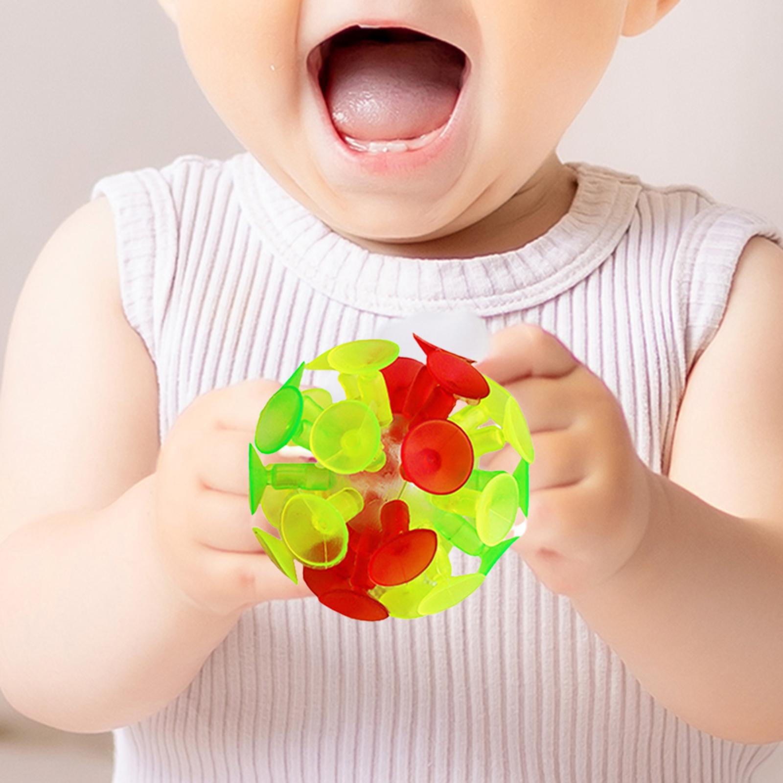 L rouge 5ball - Balle collante à ventouse pour enfants, jouets de sport