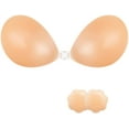 thumbnail image 1 of Adhesive Bra Strapless Sticky Invisible Push up Reusable Silicone The Best Off Backless Viscous for Women, 1 of 5
