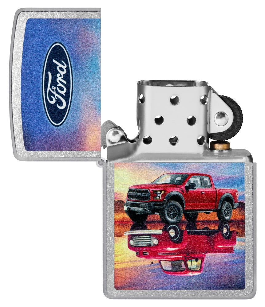 Zippo Ford F-Series Design Street Chrome Pocket Lighter