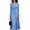 Sky Blue, variant on Women's Winter Double Breasted Trench Coat Notch Lapel Collar Pea Coat Swing A Line Long Overcoat