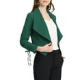 thumbnail image 4 of Allegra K Women's Elegant Open Front Cardigan Jacket Work Office Cropped Blazer, 4 of 6