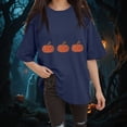 thumbnail image 2 of Godom Halloween Shirts for Women Halloween Ghost T-Shirts Pumpkin Graphic Shirt Short Sleeve Tops, 2 of 6