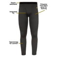 thumbnail image 4 of Blocker Outdoors Shield Series Koretec Heavy Weight Bottom, Base Layer Pants (Charcoal, Small), 4 of 5