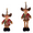 Deer, variant on AmaMary Christmas Retractable Decorative Figurines Christmas Snowman Reindeer Santa Plaid Standing Home Decor Dolls Doors Windows Tables Trees Festive Christmas Gifts