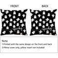thumbnail image 4 of Halloween Pillow Covers 16x16 Set of 2,Halloween Ghost Spooky Decorative Throw Pillow Covers Outdoor Cushion Cases for Farmhouse Home Sofa Couch Decorative, 4 of 6