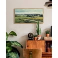 thumbnail image 5 of Drsoum Vintage Landscape Wall Art Rustic Countryside Meadow Farmhouse Decor Retro Grassland Painting for Kitchen Bedroom Living Room Bathroom 8x16in Natural Framed, 5 of 6