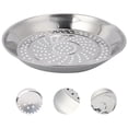 thumbnail image 4 of Stainless Steel Steaming Dish with Holes Thick Steamer Rack Food Plate Cookware (for 30cm Wok), 4 of 8
