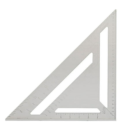 

Buodes Leather Tools All Aluminum Alloy Ruler Metric Scale 180/300mm Woodworking Angle Ruler