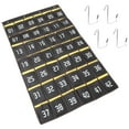 thumbnail image 2 of MRLESS Numbered Pocket Chart Wall Hanging Storage Organizer for Classroom and Home in Dark Grey, 2 of 6