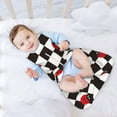 Sikiie Ladybugs Of Black And White Checkers Baby Sleep Sack, Baby