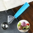 thumbnail image 7 of RUseeN Portion Scoop, 2 OZ Disher Scoop, #16 Scooper, 4 Tbsp Large Cookie Scoop, Blue Handle, for Portion Control, Cookie Dough, Cupcake Batter, Ice Cream, 7 of 7