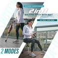 thumbnail image 5 of STEP2GOLD Ta-Da Chair Series 2 PRO, Bastón Portátil, Bastón con Asiento, Silla Plegable, Bastón de Senderismo, para Camping, Senderismo, Aluminio Ligero, Fácil de Transportar, Antideslizante (Negro), 5 of 5