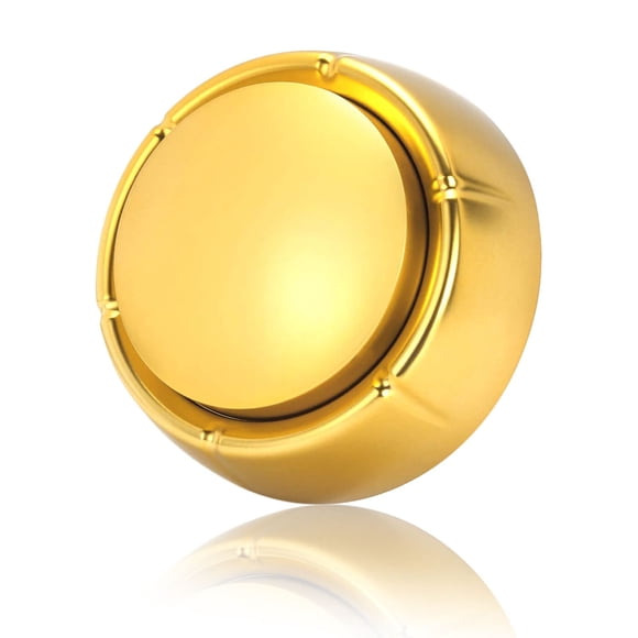 Botón dorado grabable, botón de conversación fácil de 30 segundos para perros y timbre dorado