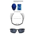 thumbnail image 4 of Gafas de Sol RONSOU Deportivas para Hombre Al-Mg Polarizadas Irrompibles Gris, 4 of 6