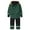 Green, variant on XBASW Kid's Toddler Teen One-Piece Ski Suit Winter Warm Snow Jacket & Pants Set Windproof Thick Snowboarding Rain Coats for Girls Boys 1-15 Years