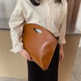 thumbnail image 3 of Bolso retro para mujer, bolso para portátil, maletín de cuero, bolso de oficina (marrón claro) Likrtyny multifunción de oficina, 3 of 9