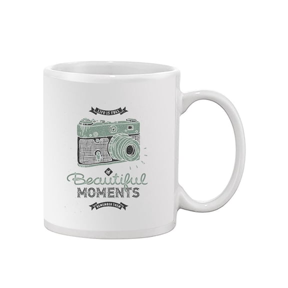 Beautiful Moments Retro Camera. Mug  -Image by Shutterstock,
