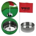 thumbnail image 3 of Acero inoxidable con bandera duradera para r herramientas de práctica en interiores en el patio trasero 4cm Zulema Copas para hoyos de golf, 3 of 8