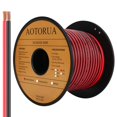 thumbnail image 1 of Aotorua 100 Pies Calibre 16/2 Rojo Negro Cable De Conexión Cable Eléctrico 16 Awg 2 Conductores 2 Colores Flexible Paralelo Cremallera Alambre Tiras Led Cable De Extensión 12 V/24 V Cc Cable Para Cint, 1 of 5
