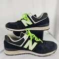 thumbnail image 2 of New Balance Mens 574 V2 U574CT2 Black Green Casual Shoes Sneakers Size 15 D, 2 of 6