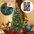 thumbnail image 6 of 2025 Christmas Advent Calendar Chicken with Santa Hats, 24 Days Countdown Calendar with 2D Hanging Ornaments, Funny Chicken Tree Decor for Kids Toddlers Xmas Gifts, 6 of 8