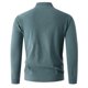 thumbnail image 4 of pstuiky camisa de manga larga para hombre, Suéter de punto cálido de color sólido de moda informal para hombre, manga larga, top redondo Tops de talla grande para hombre m, 4 of 6