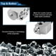 thumbnail image 4 of Válvula de expansión A/C Unique Bargains para Audi Q7 2008-2015 3.0L Válvula de expansión de bloque A/C No.EX10314C/39289/3411458/7P0820679A/7L0820679D/7L0820679B/7L0820679C 1 pieza, 4 of 7