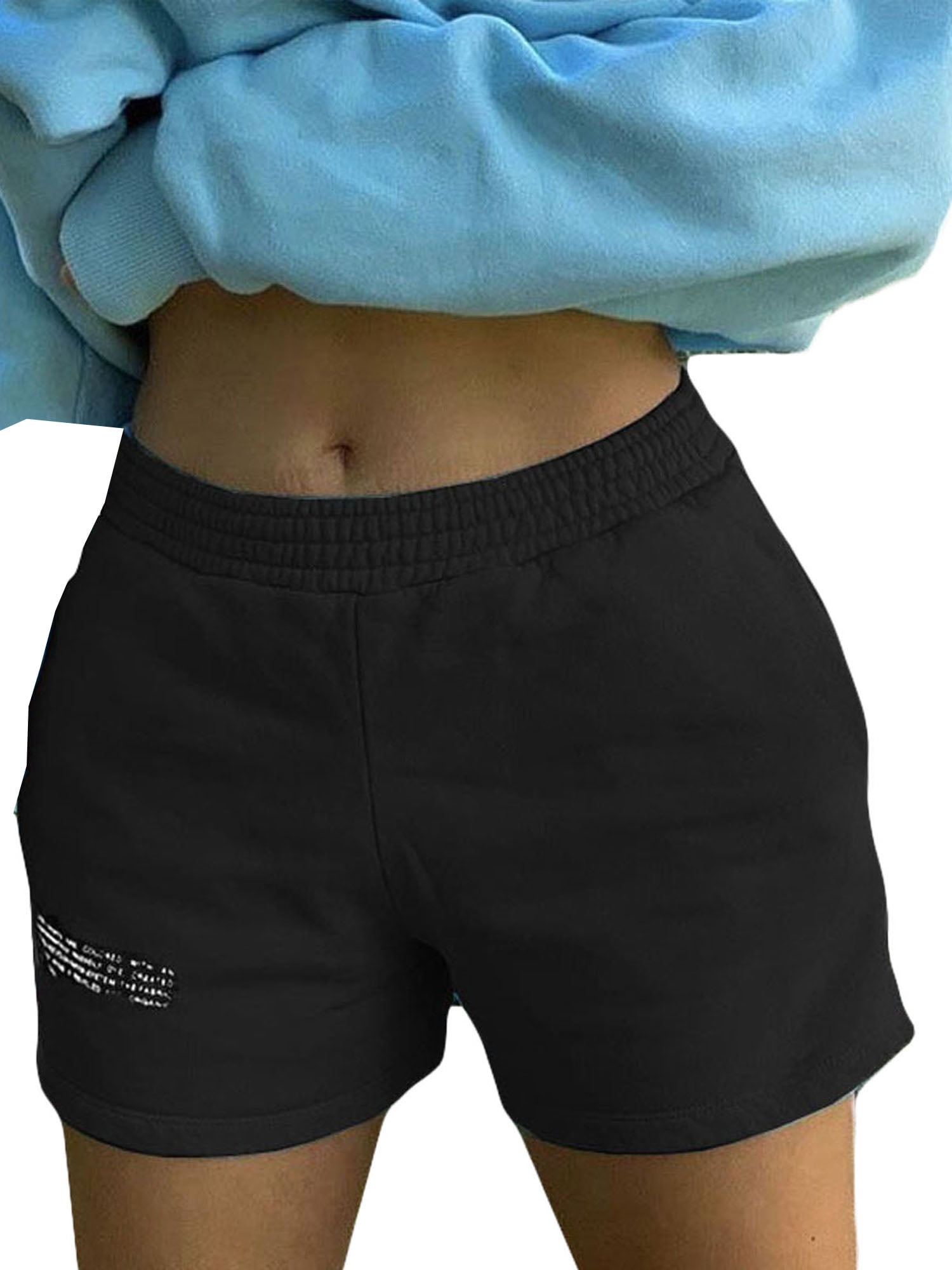 wide leg athletic shorts