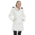 thumbnail image 3 of Wantdo Women's Puffer Jacket Windproof Winter Coat Stylish Winter Parka Jacket White L, 3 of 12