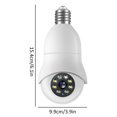 thumbnail image 3 of Fiudx Cámara Panorámica, Diseño de Cabezal de Lámpara Doble de 360°, Monitoreo Remoto Hd 1080P, Función de Intercomunicación de Voz Bidireccional, Vigilancia de Seguridad para El Hogar, Control Por T, 3 of 6