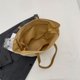 thumbnail image 3 of Bolsos de mujer Bolsos de hombro tejidos a juego de colores Tote de gran capacidad (Beige) Ehuebsd Para Estrenar, 3 of 9