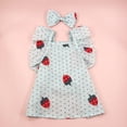 thumbnail image 3 of LYMAYTER Pet Dog Soft Breathable Exquisite Pattern Sleeveless Washable -up Floral Print Dog with -knot, 3 of 7