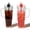 Black and Red, variant on 40 oz Clear Plastic Tumbler - Reusable Iced Coffee Cup with Lid and Straw, Suitable for family gatherings, movies, car trips and outdoor iced coffee cups Perfect for Daily Use and festival gifts