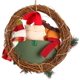 thumbnail image 3 of Corona De Navidad Para La Puerta Delantera - 14 Pulgadas / 35 Cm Coronas De La Puerta Colgador De La Puerta Del Hogar De Navidad Decoración Del Coche De La Pared (muñeco De Nieve, Papá Noel, Reno). Afortunado Sencillez, 3 of 3