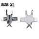 thumbnail image 2 of Chaleco salvavidas para perros Ripstop Shark, ajustable, con flotabilidad y asa de rescate duradera (gris), 2 of 8