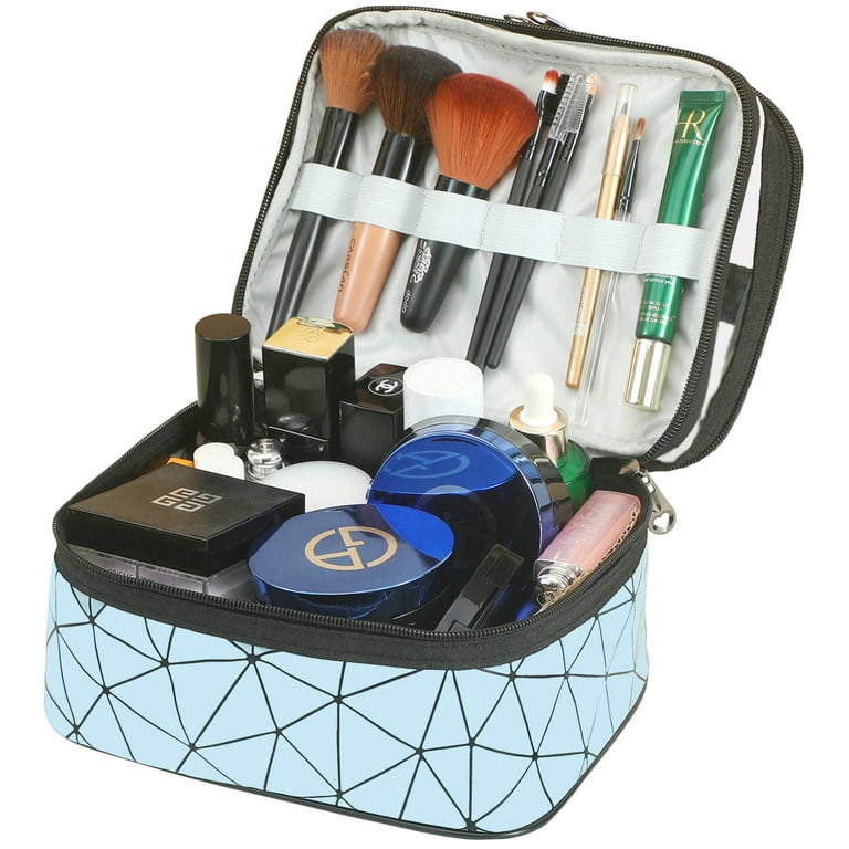 Makeup Bag Cosmetic Bag Travelling Double Layer Make Up Bag