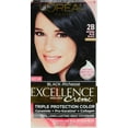 thumbnail image 4 of L'Oreal Paris Excellence Creme Permanent Triple Protection Hair Color, 2B Intense Blue Black, 1 Kit, 4 of 5