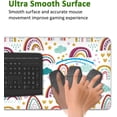 thumbnail image 5 of Rainbow Cartoon XXL Gaming Mouse Pad 35.4 x 15.7 Inch Large Desk Mat with NonSlip Rubber Base and Stitched Edges, Waterproof and Vibrant for Laptop, Keyboard, and Computer, 5 of 6