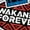 HEATHER GREY, variant on Marvel Black Panther - Wakanda Forever Stickers - Juniors Fitted Graphic T-Shirt
