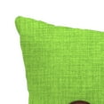 thumbnail image 6 of Jordan Manufacturing 13" x 20" Zayne Turf Lime Green Crosshatch Rectangular Outdoor Lumbar Throw Pillow with 3 Coconut Buttons (2 Pack), 6 of 10