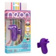 thumbnail image 1 of CalExotics Neon Vibes The Triple Tease Rechargeable Silicone Finger Vibrator, Purple, 1 of 7
