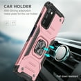 thumbnail image 7 of NIFFPD Galaxy A03S Phone Case Samsung A03S Case Magnetic Car Mount Ring Kickstand Cover Case Samsung Galaxy A03S Rose gold, 7 of 7