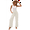White, variant on Women'S Wide Leg Lounge Pants White S