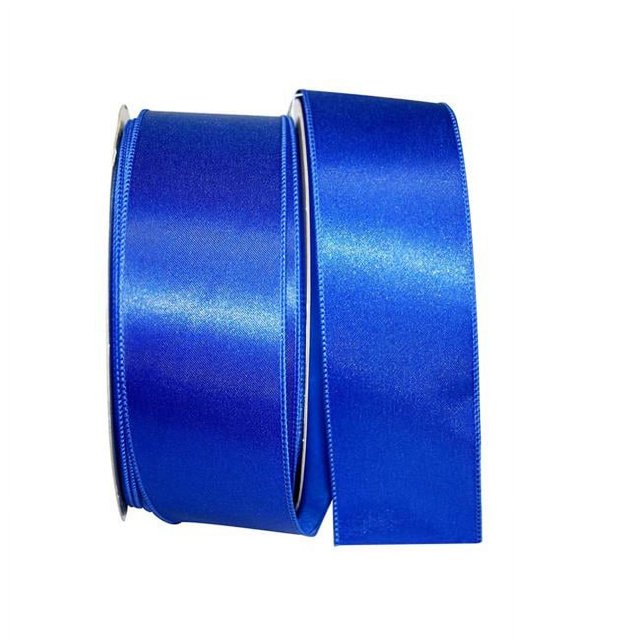 Reliant Ribbon 92575W-050-40K Ruban Filaire Satin Value - Royal - 2.5 Po x 50 yards