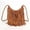 brown, variant on Beach Bohemian Tassel Women's Crossbody Bags Vintage manual Weave handbag bolsa franja Quality PU leather messenger bags