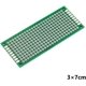 thumbnail image 3 of 10 Uds. (3x7 cm), placa PCB, placa de circuito Universal de doble cara para prototipos, placa de circuito para soldadura DIY TUNC Sencillez, 3 of 5