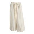 thumbnail image 4 of Women's 2026 Spring Summer Street Style Balloon Wide Leg Pants, Loose Pleated Baggy Harem Trousers, Casual Relaxed Joggers for Daily Wear Beige L, 4 of 7